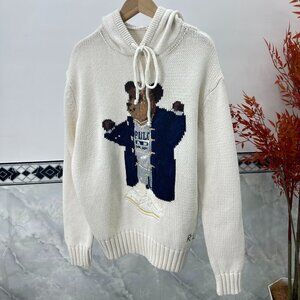 💕POLO Ralph Lauren Cream Sweater with BearDesign💕